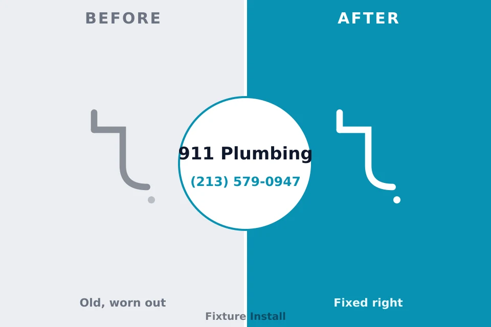 Before and after: plumbing company Osgood, IN